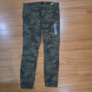 Ladies Denim Camo Leggings